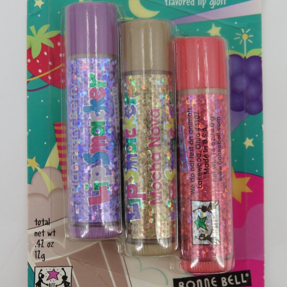 Bonne Bell Cosmic Lips Lip Smacker Mocha Nova Stellar Strawberry Planetary Berry - Picture 4 of 10